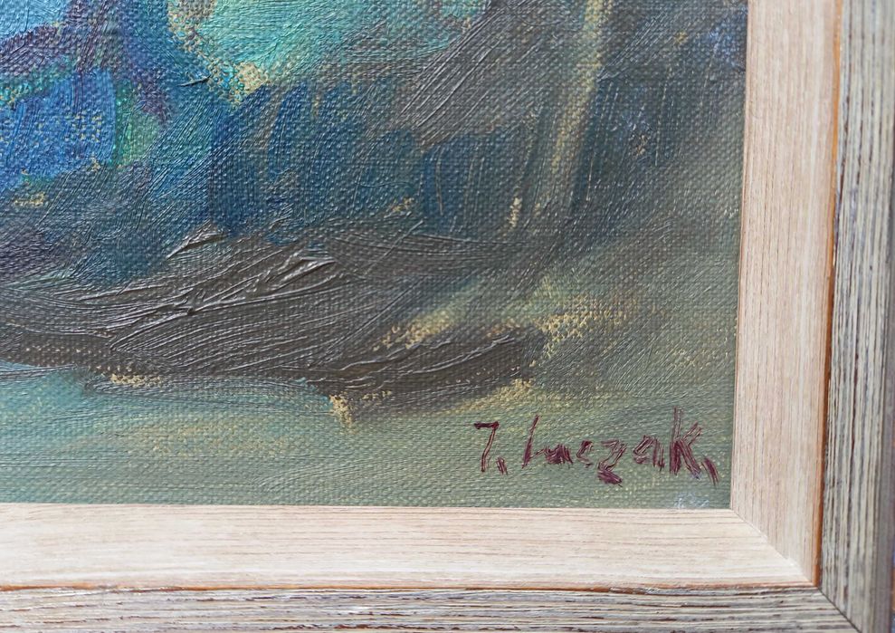 Martwa natura z różami, Jerzy Luczak-Szewczyk, poł. XX w.