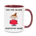 Kubek z nadrukiem Mała Mi, Muminki, Śmieszne, BCKA-MI-050