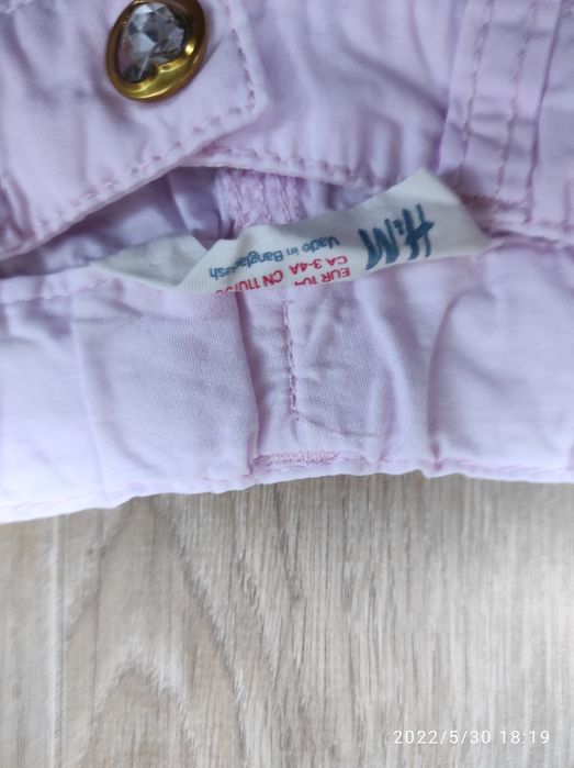 Spodenki H&M 104 2 pary
