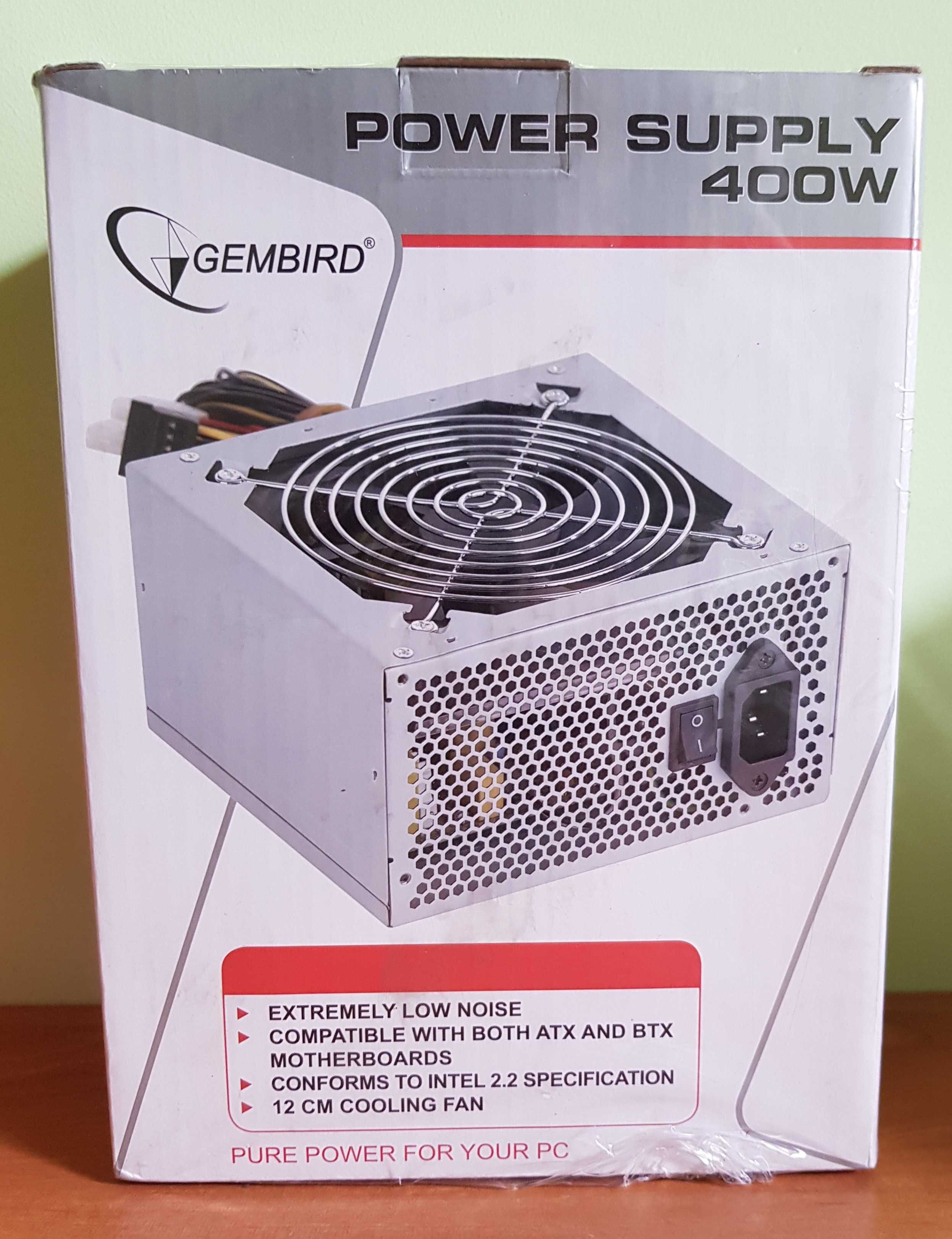 Zasilacz komputerowy GEMBIRD  400W CCC-PSU4X-12