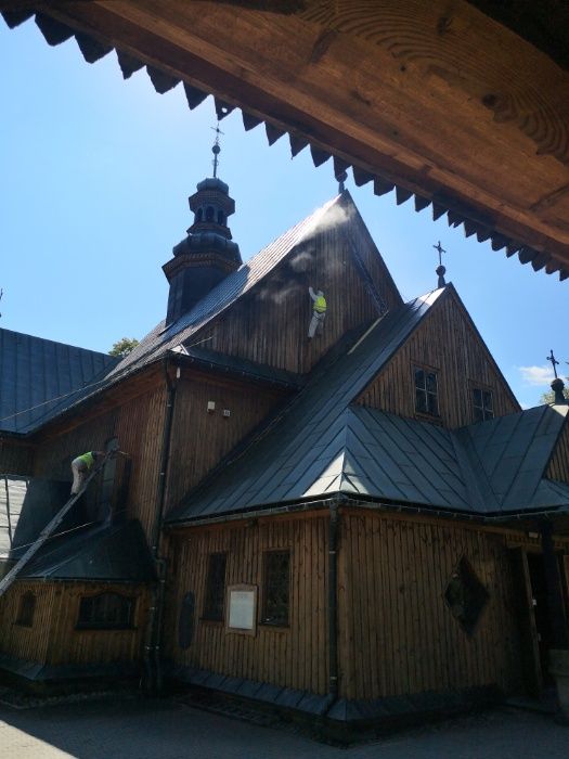 malowanie dachów elewacji usługi dekarskie papa termozgrzewalna