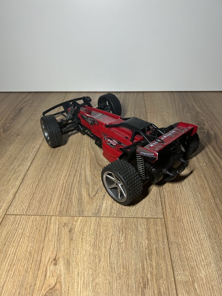 Auto rc na pilota buggy czerwone na akumulator