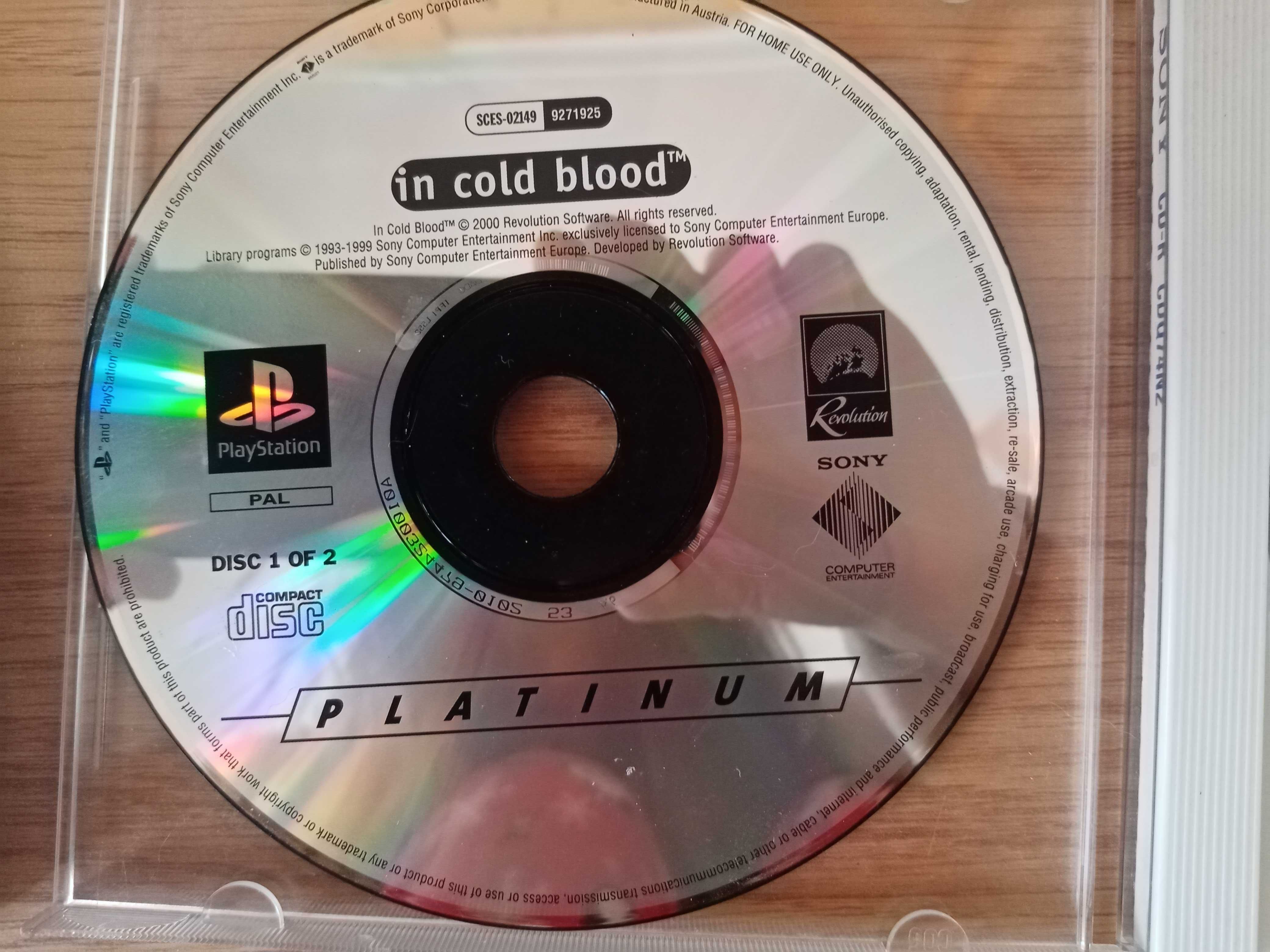 In cold blood Playstation 1