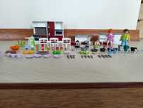 Zestaw Playmobil 9269 duża rodzina kuchnią.