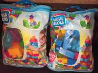 Fisher Price klocki i zbieracz trzy worki klocków