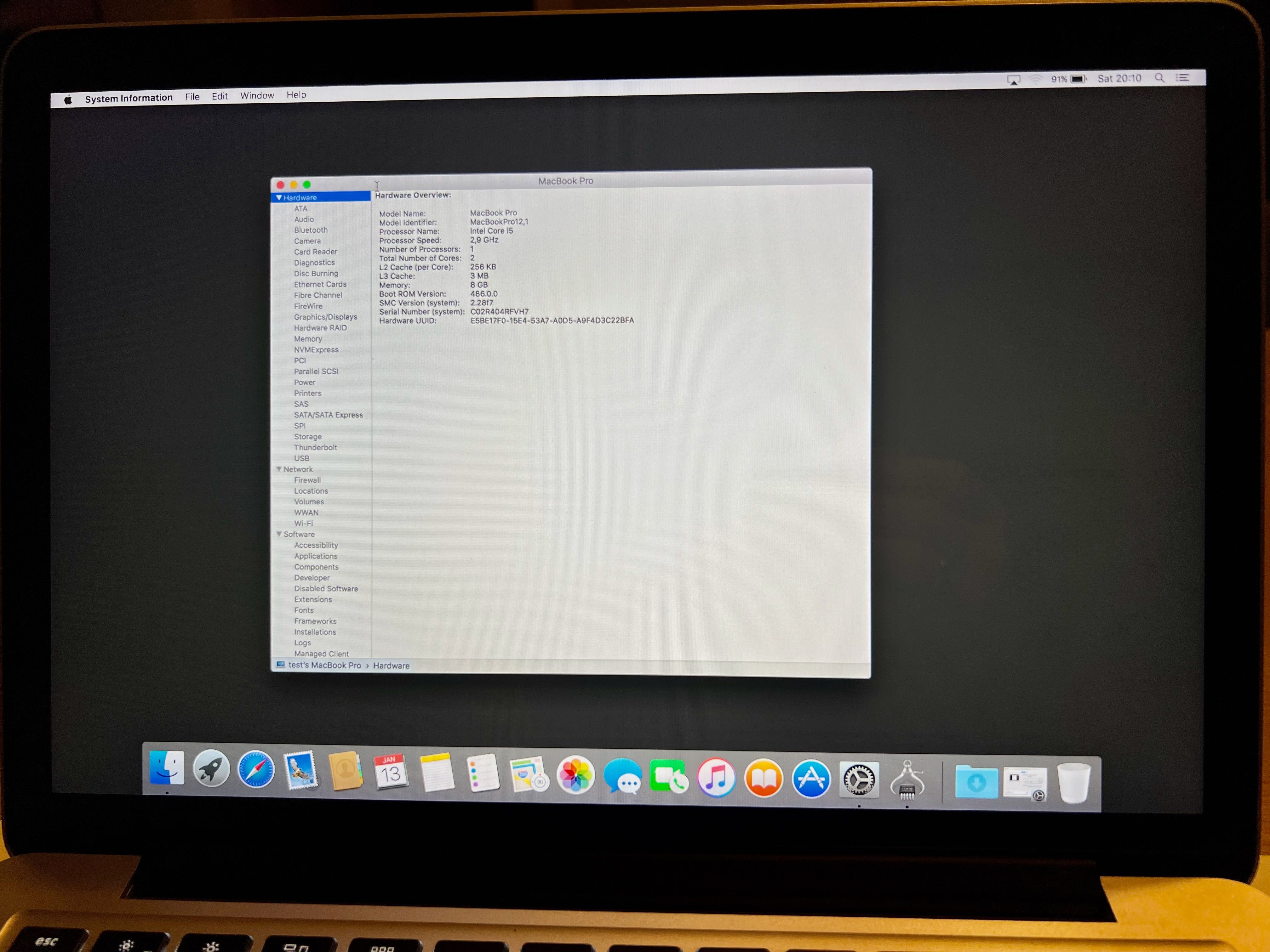 Apple MacBook Pro, ekran Retina, 13-calowy