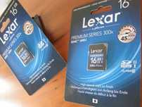 Cartão Memória Lexar ® SDHC 16GB Platinum II UHS-I 300x Classe 10-NOVO