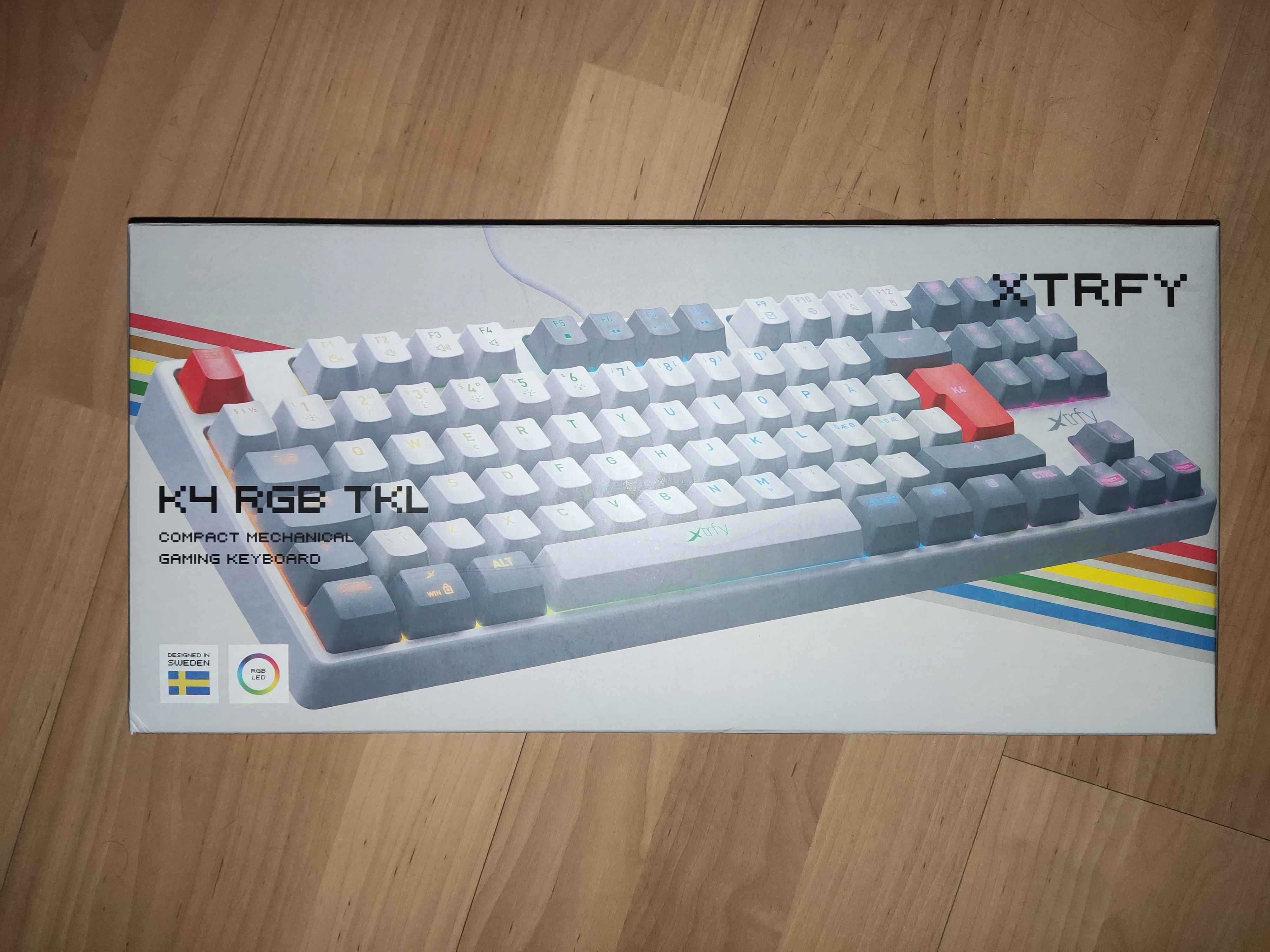 Teclado Xtrfy K4 Retro Kailh Red Switch