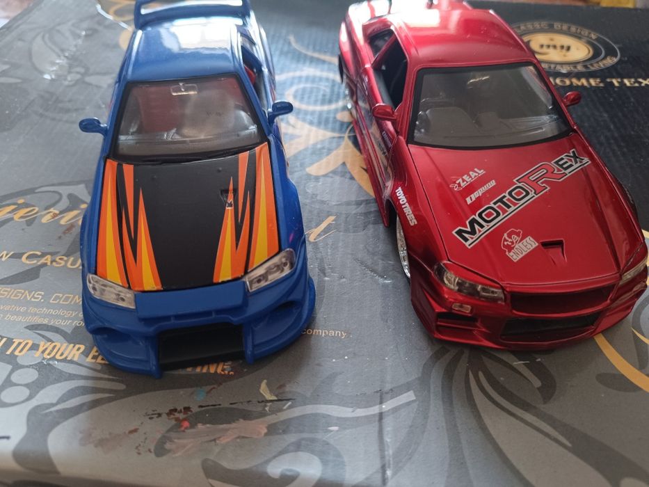 Моделька Nissan Skyline GTR R34