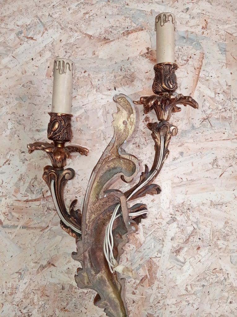 Par apliques bronze