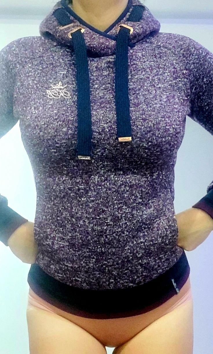 Felix Buhler.  Bluza z kapturem.  Unisex.  Roz. 34. Vintage  XS.