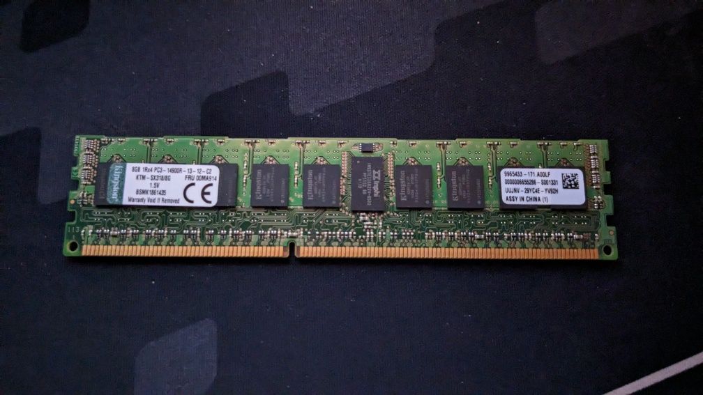 Серверна пам'ять Kingston DDR3 8GB 1866MHz ECC reg