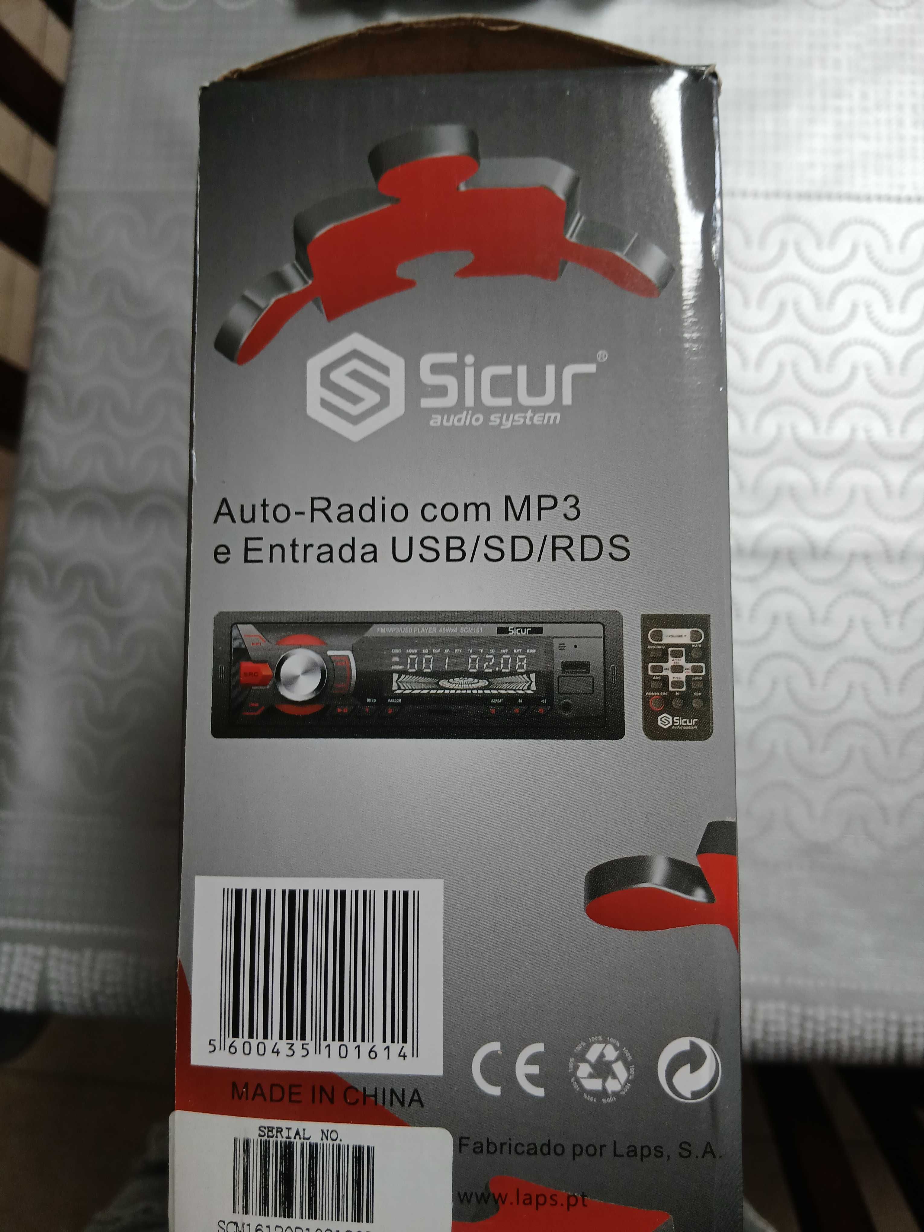 Radio para carro, quase novo