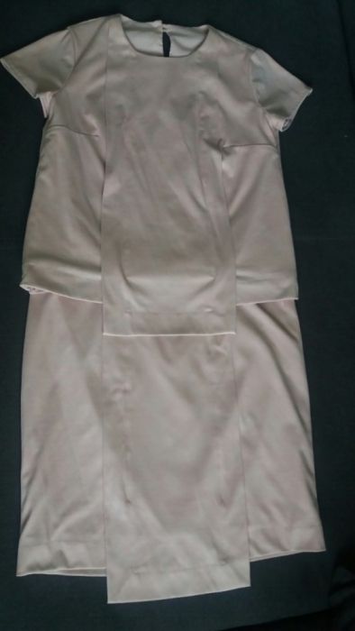 Komplet L/XL spódnica+ bluzka do karmienia, chrzest
