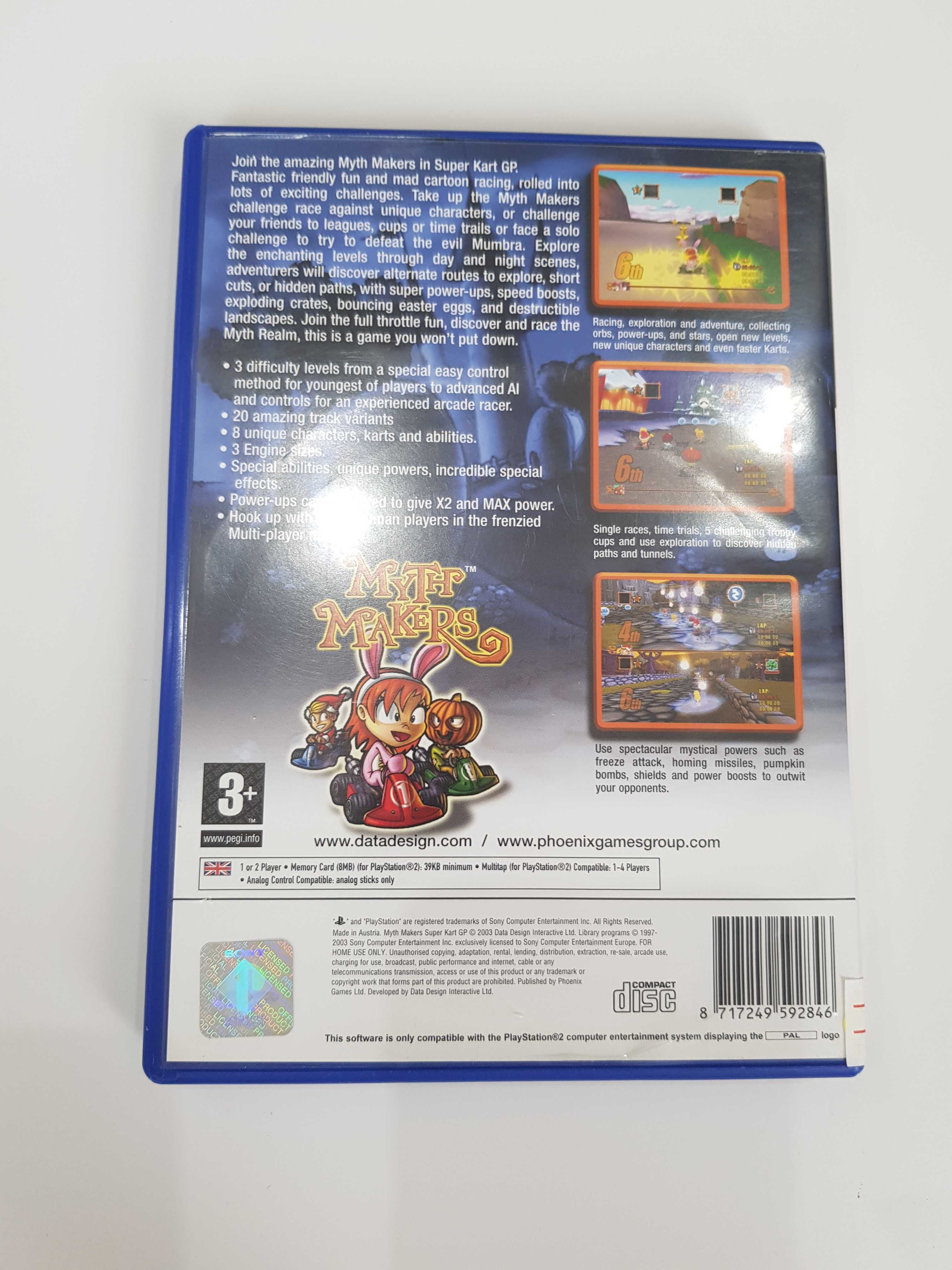 Myth Makers Super Kart GP PS2 Sklep Iława