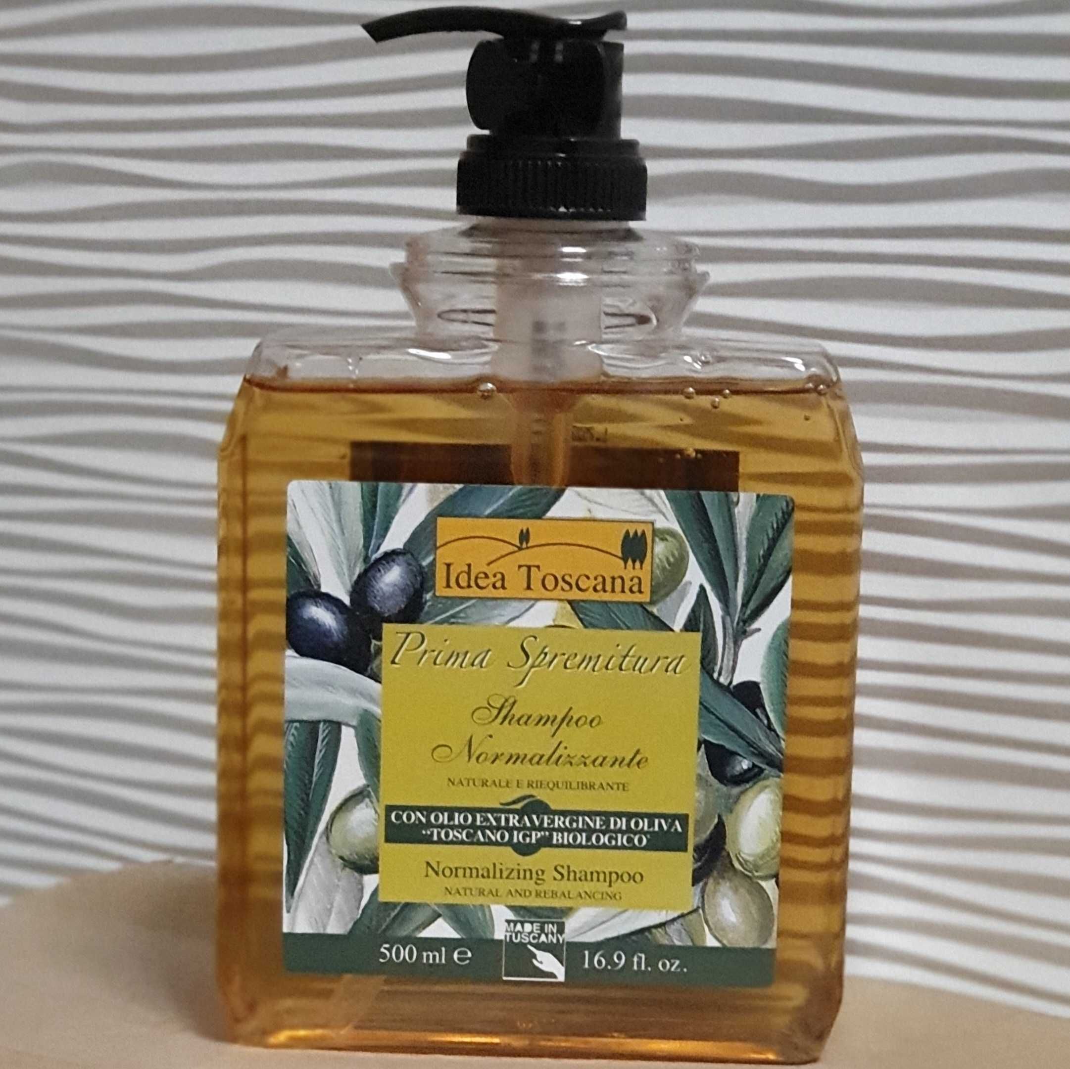 Normalizujący szampon do włosów z oliwą 500ml Idea Toscana