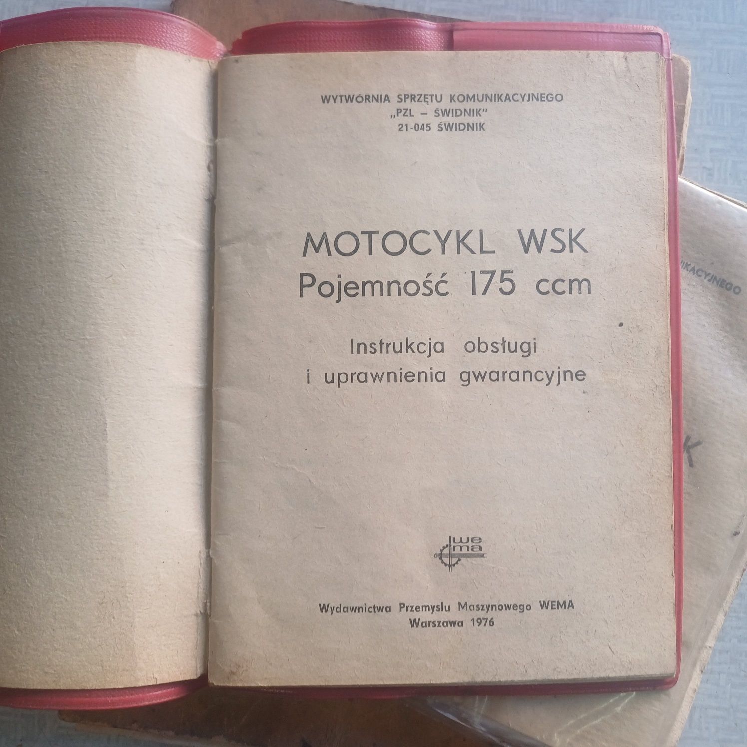 Instrukcja obsługi wsk wfm osa jawa