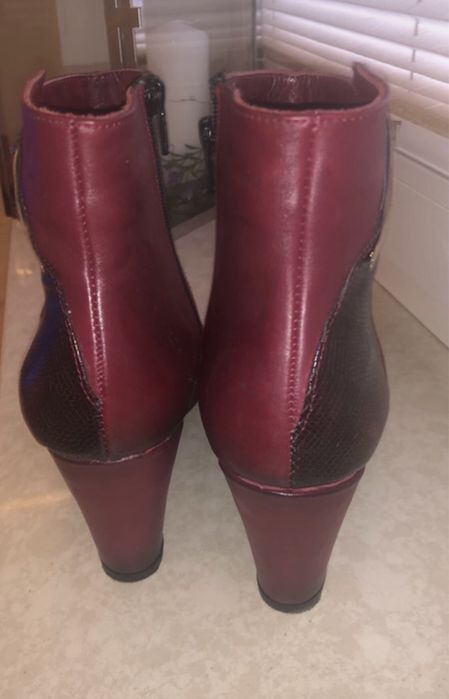 Botki skórzane Lanqier r. 40