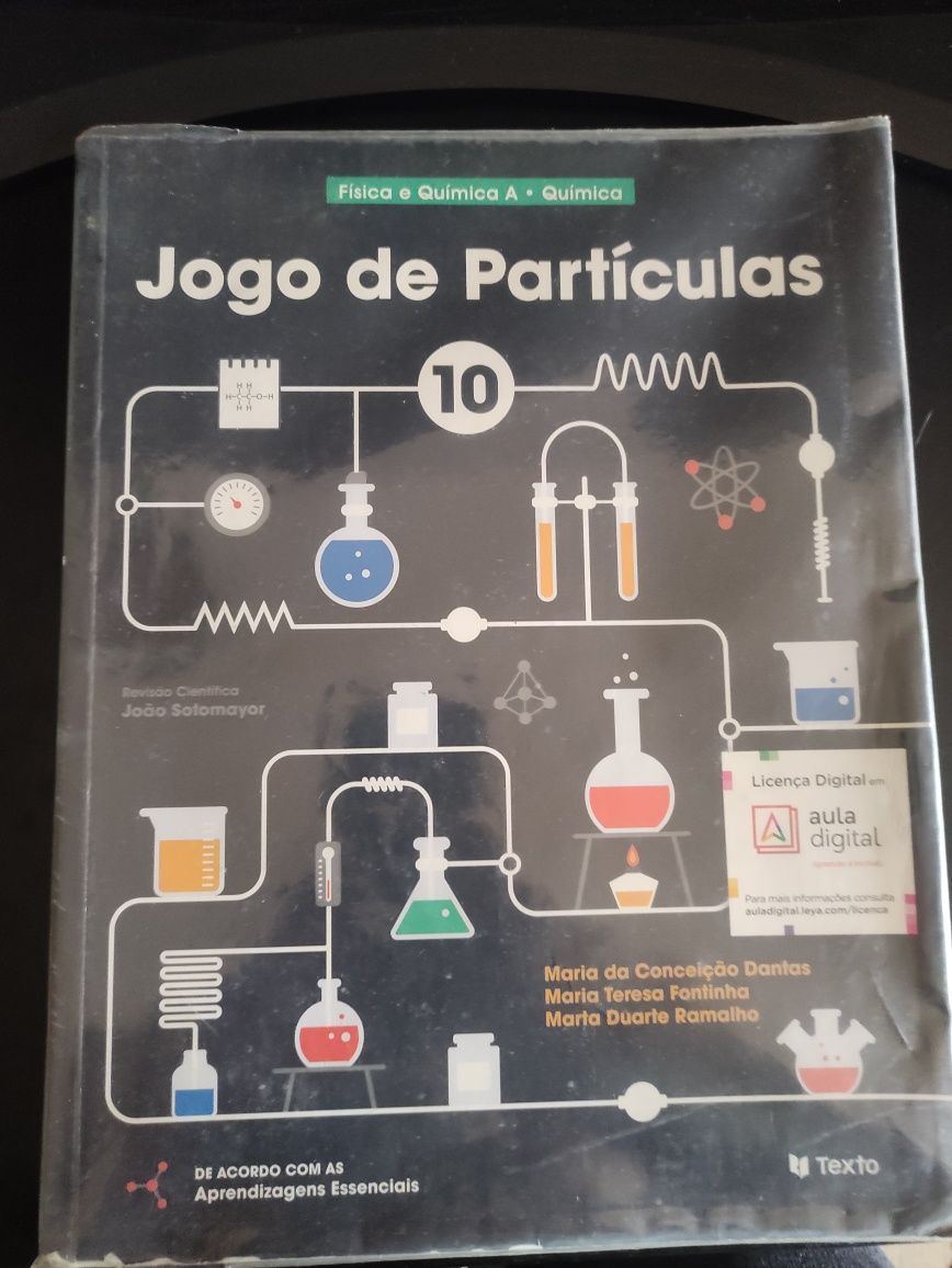 Livro Jogo de partículas Física e Química A 10° Ano