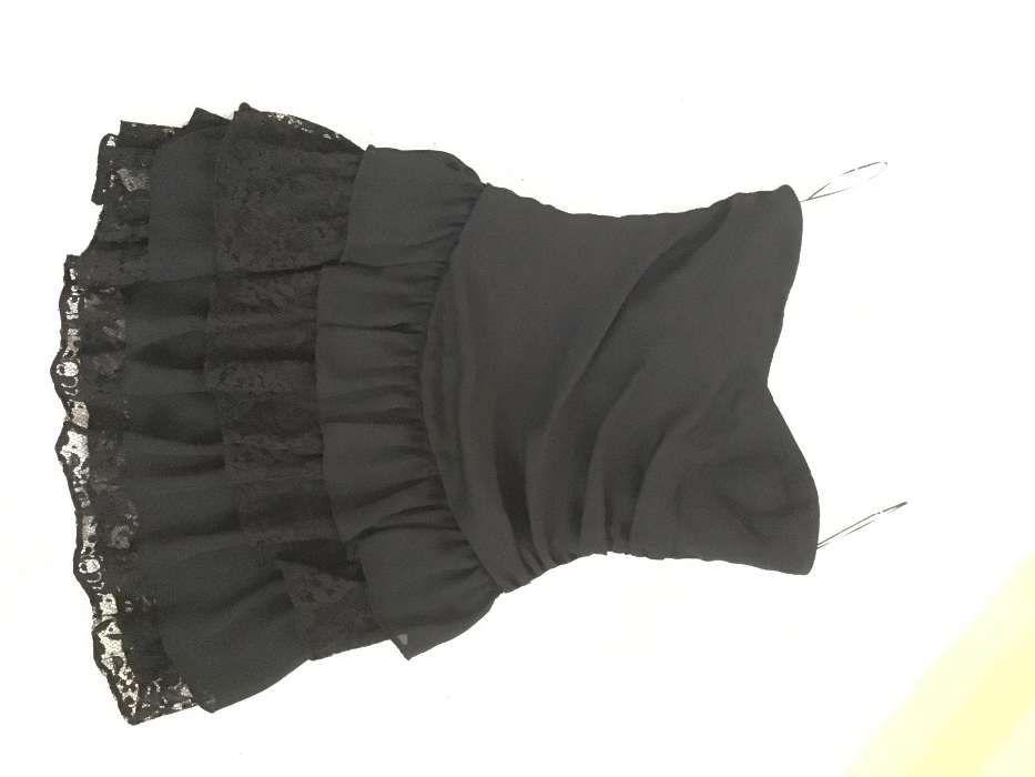 Vestido cerimónia preto Zara