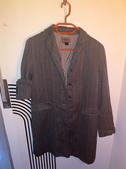 Blazer Zara Cinza