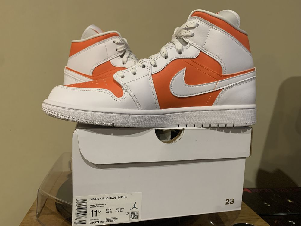 Buty nike air jordan 1 mid bright citrus