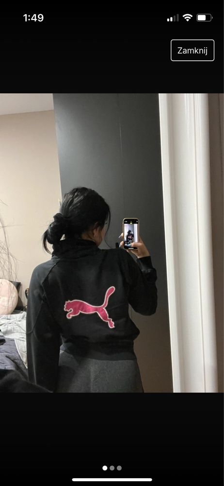 bluza puma bez kaptura