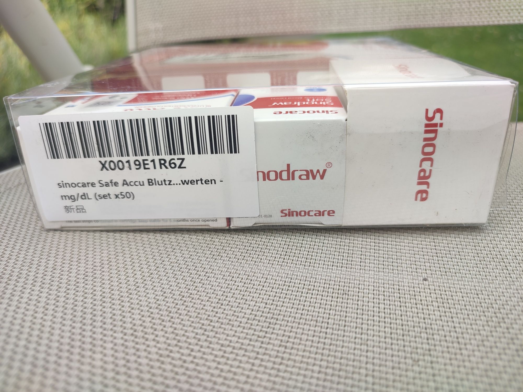 Sinocare safe accu glukometr zestaw z paskami testowymi nowy okazja