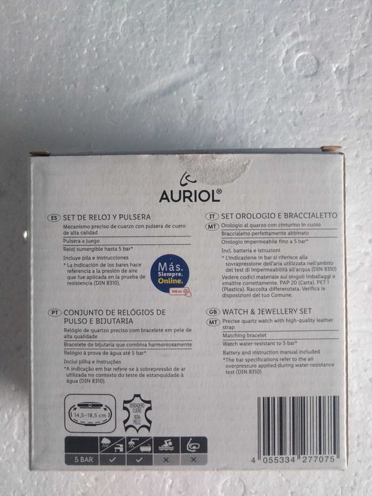 Relógio de Pulso Auriol HG08172A + Bracelete