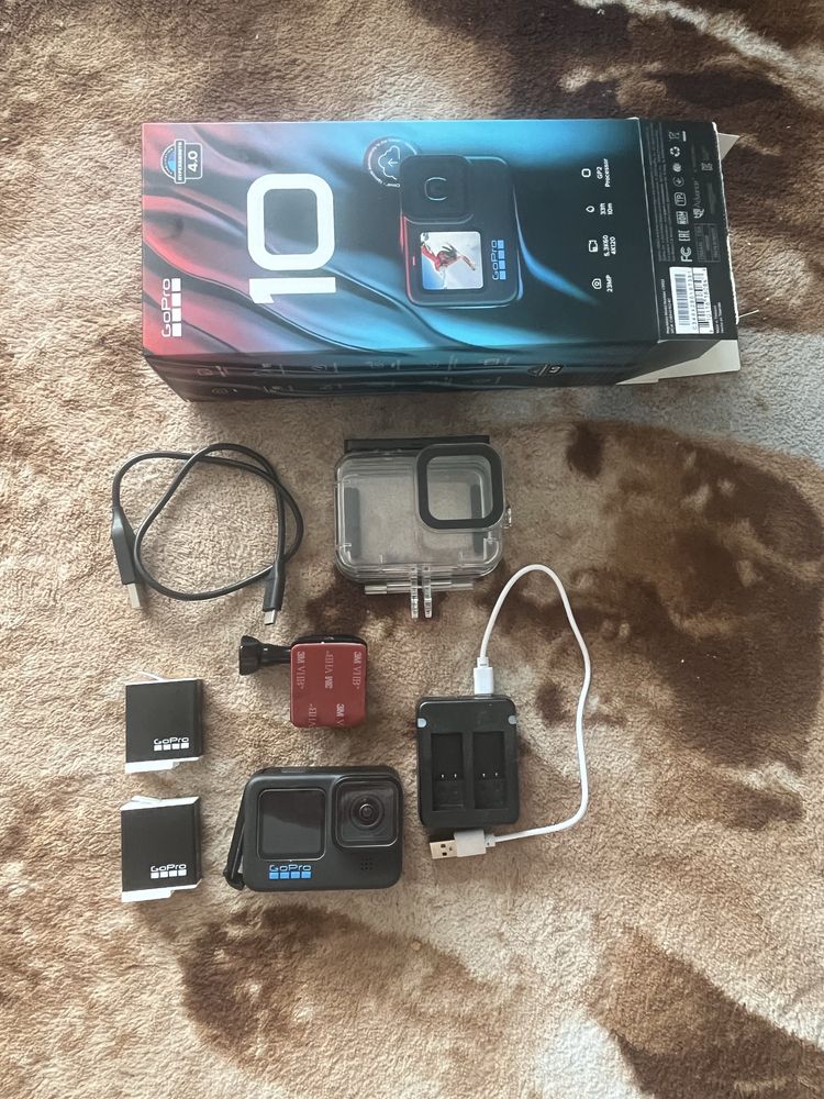 Kamera sportowa GoPro 10 Black + akcesoria
