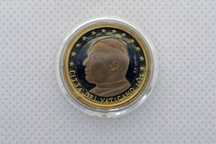 Moeda de 1 Eur de 2005 do Vaticano Joao Paulo II em Proof
