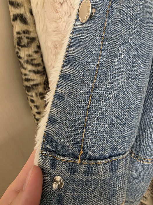 Джинсова утеплена куртка