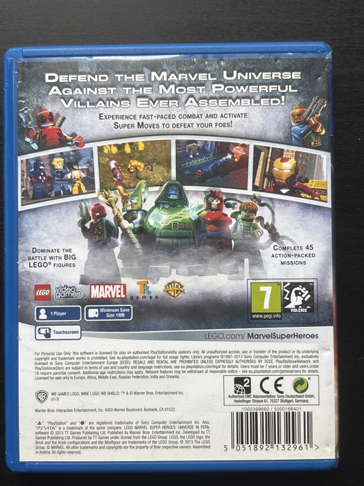 Lego Marvel Super Heroes Universe in Paril PS Vita