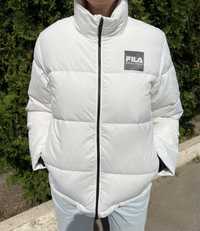 Куртка Fila жіноча колір біла  зимова