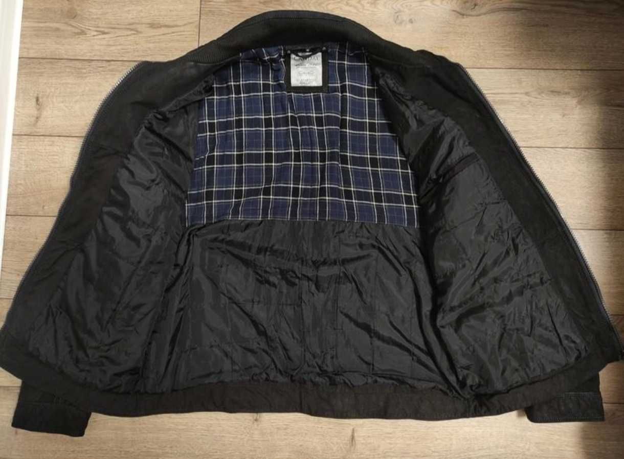 Canda чорна шкіряна куртка чоловіча р 60 замшева 4XL / 5XL осіння замш