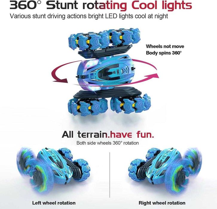 Управление жестами ! Машинка перевёртыш Stunt Car +Пульт на руку