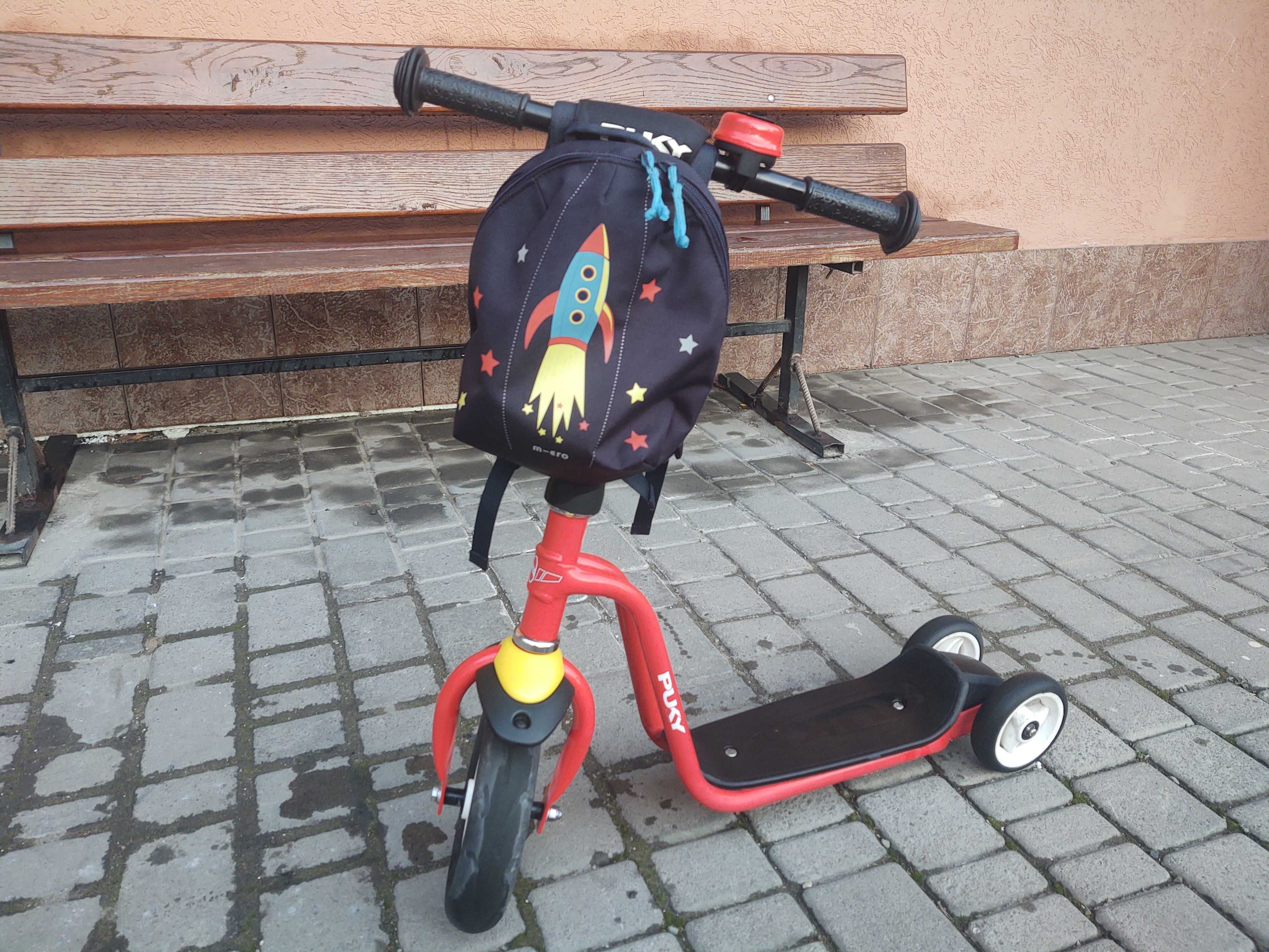 Самокат Puky R1 (червоний/чорний)