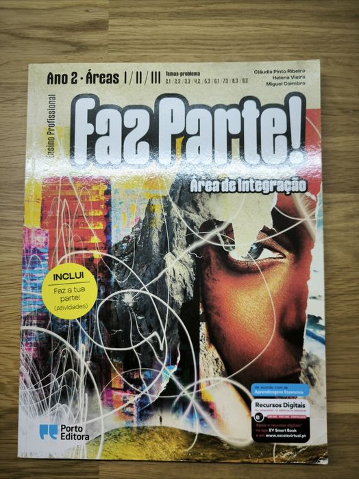 Livro escolar "Faz Parte" -área de integração 11 ano