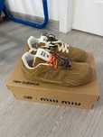 "Buty damskie Trampki" New_Balance_MIU_MIU_Brązowy R.39