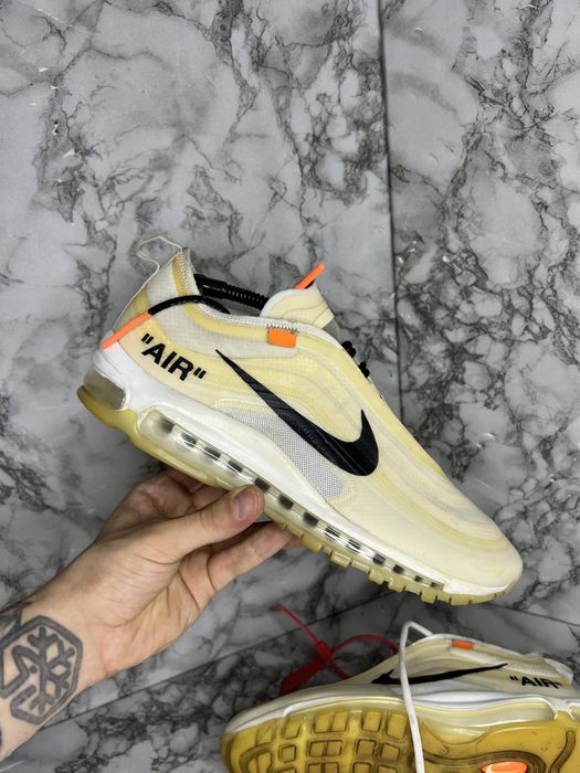 Кроссовки Nike air max 97 x Off white оригинал размер 44 28 см