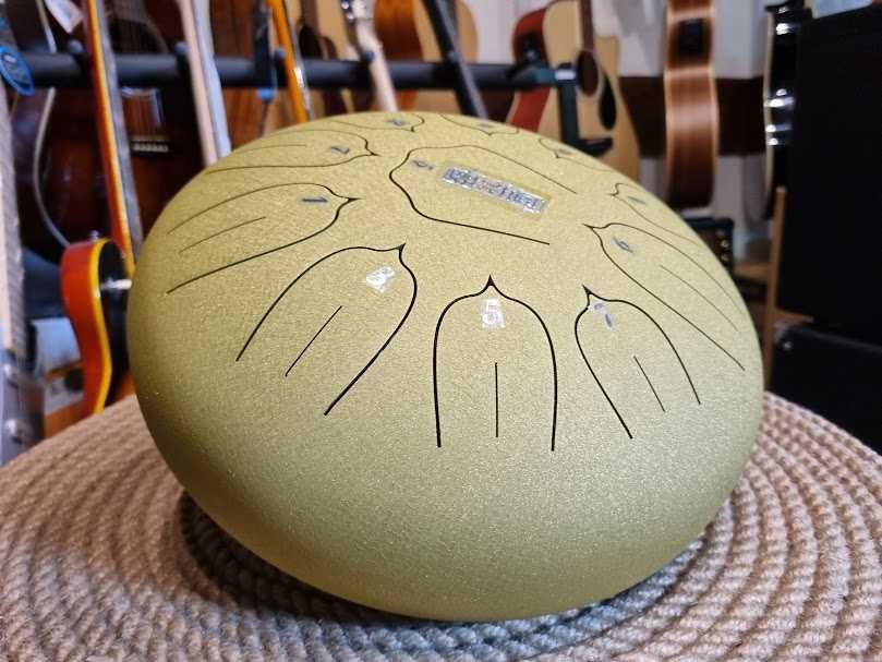 Lotus tongue drum Hluru THL11-12-Golden 12" 11gł. Tank Drum steeldrum