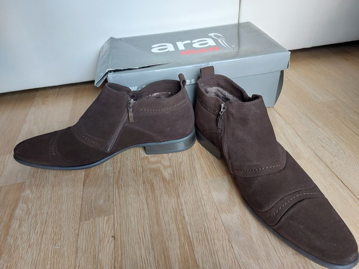 Buty Nord ocieplane rozm 45 skóra