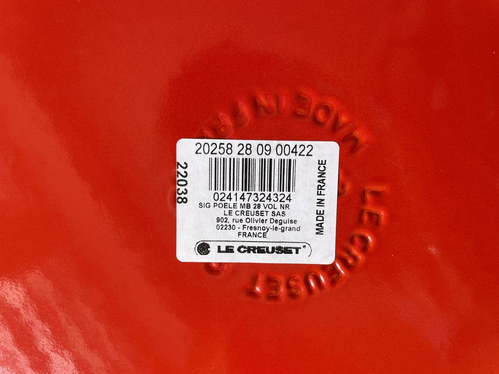 Solidna Patelnia żeliwna Le Creuset 28 cm