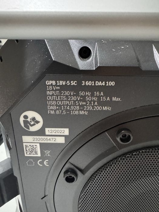 Coluna de som bluetooth marca bosch