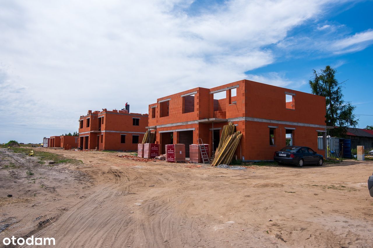 Nowy dom bliźniak 138 m²,działka 500 m²–Wola Mrokowska,wysoki standard