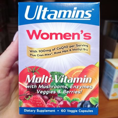 Ultamins, мультивитаминный комплекс для женщин с коэнзимом Q10