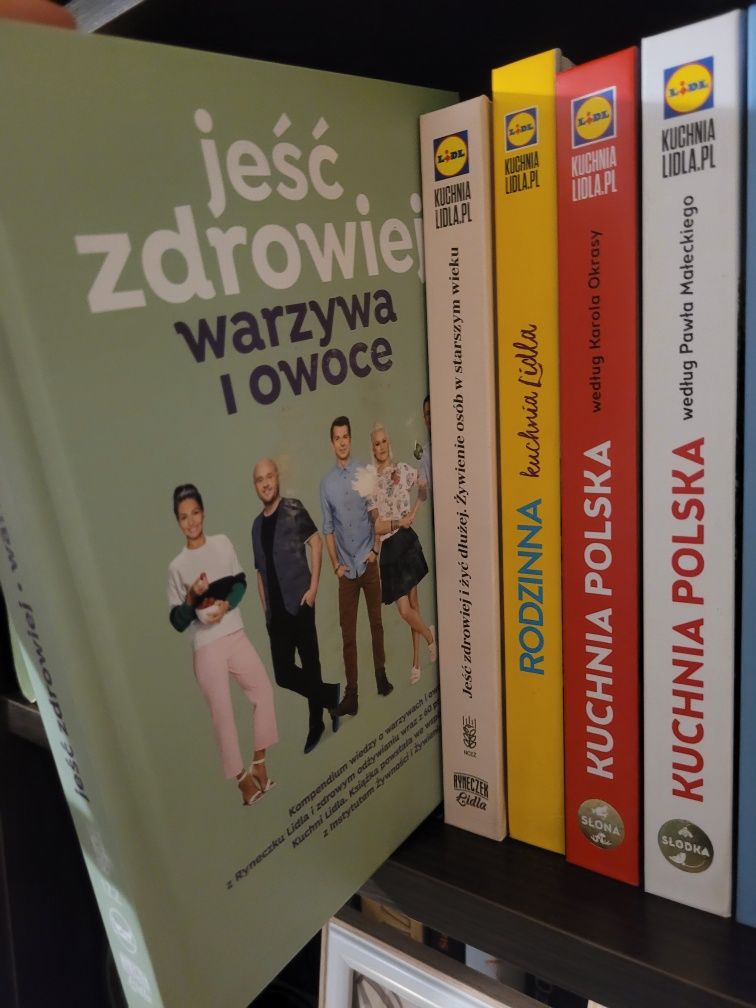 Książki kucharskie LIDL, komplet