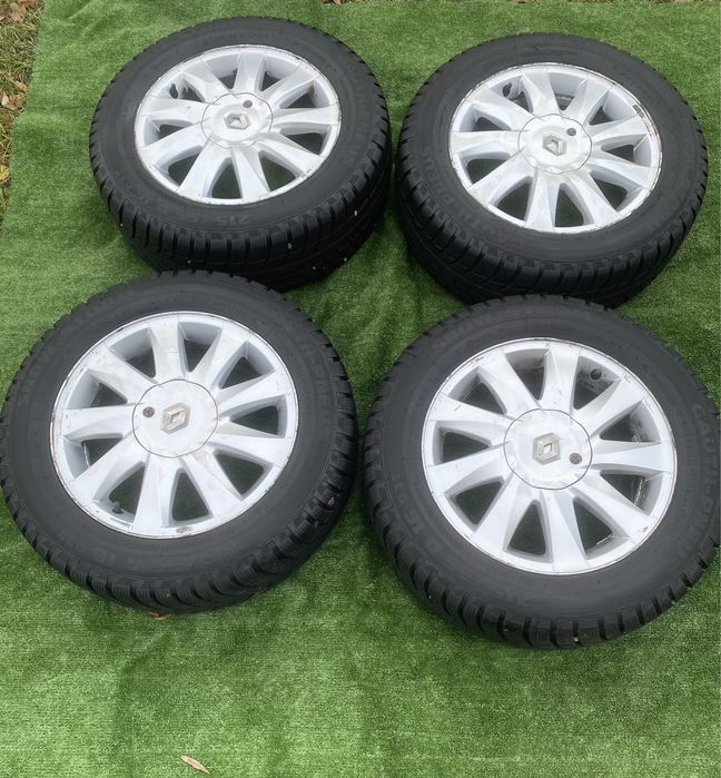 Renault scenic 2 megane 2  laguna 2диски титани5/108r16 215/55