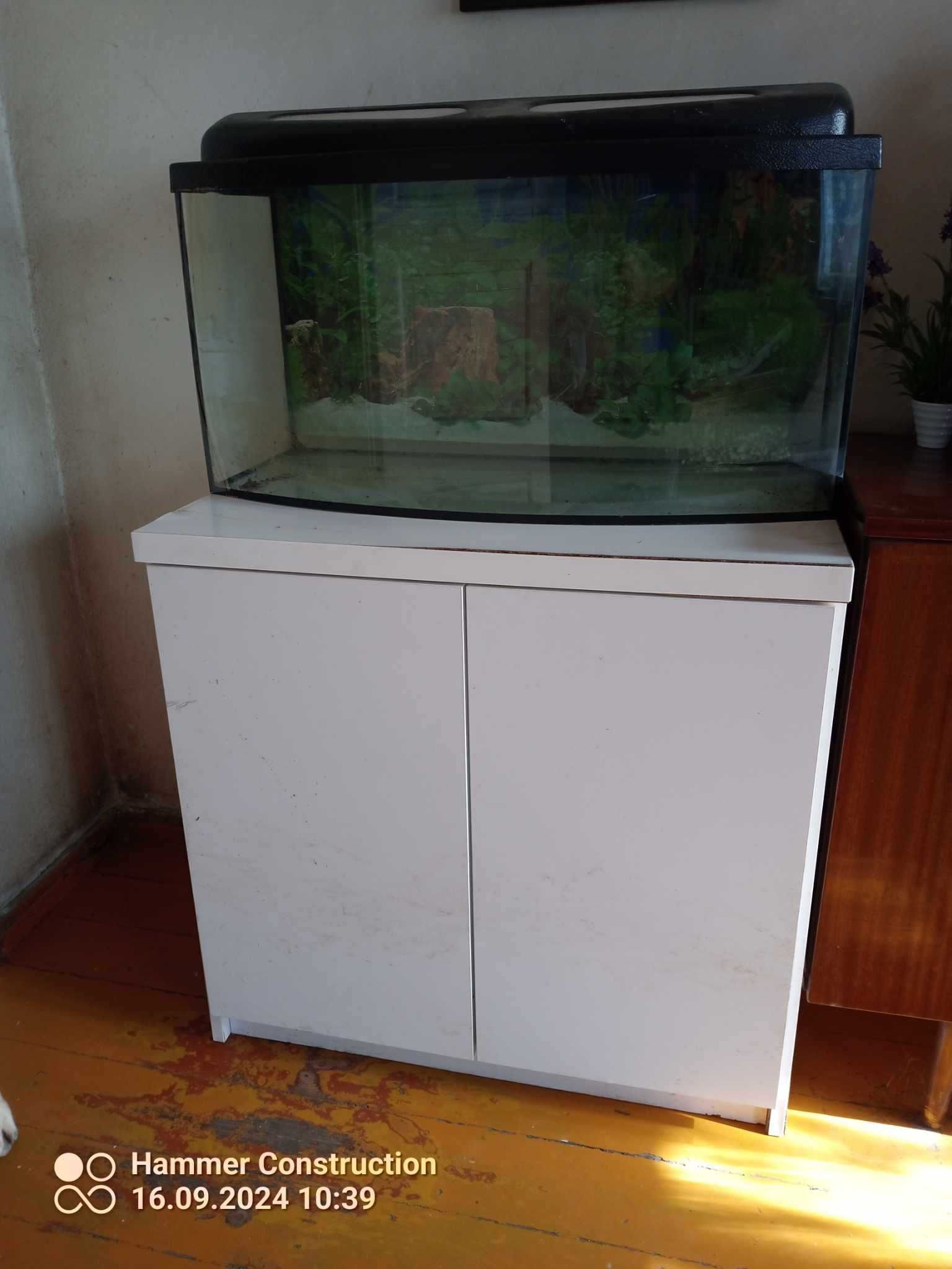 Akwarium 112L z szafką