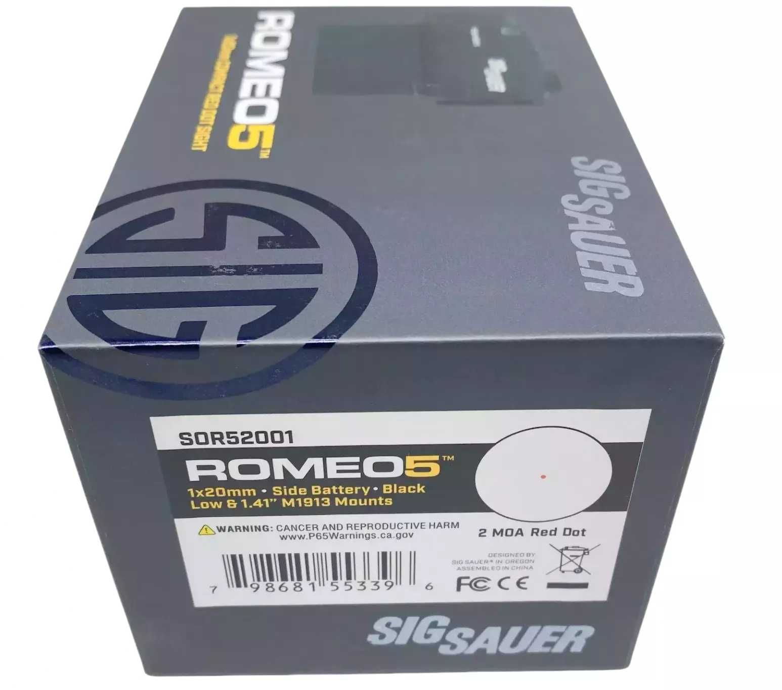 Коллиматорный прицел Sig Sauer Optics Romeo 5 коллиматор на АК М4 AR15